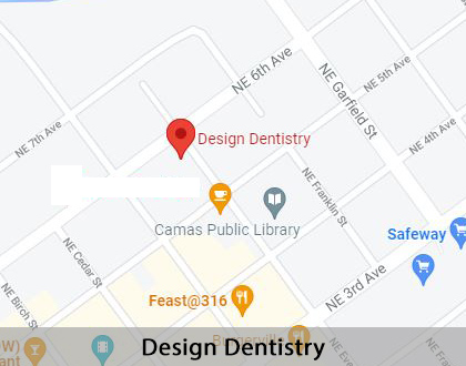 Map image for Options for Replacing Missing Teeth in Camas, WA